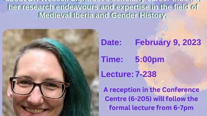 Event poster for Women, Agency, and the Path to Feminist History